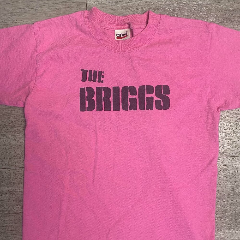 The Briggs Pink T Shirt Youth Medium